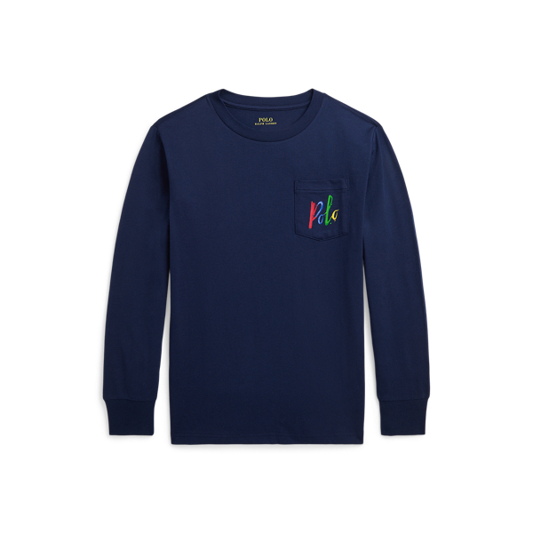 Katoenen longsleeve met Big Pony Boys 6-14 Years in 1