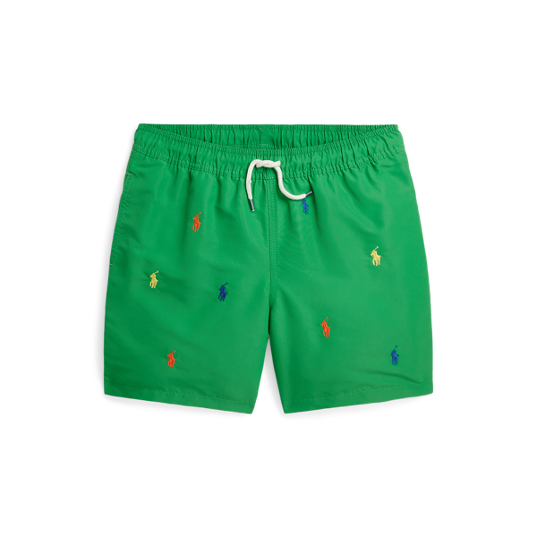 Preppy Green Traveler Swim Trunk Boys 8-20 for back to school 1