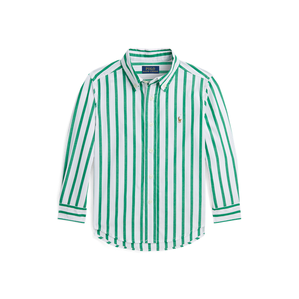 Striped Cotton Poplin Shirt Boys 1.5-6 Years 1