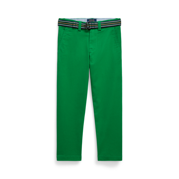 Preppy Green Skinny Fit Flex Abrasion Twill Pant Boys 2-7 1