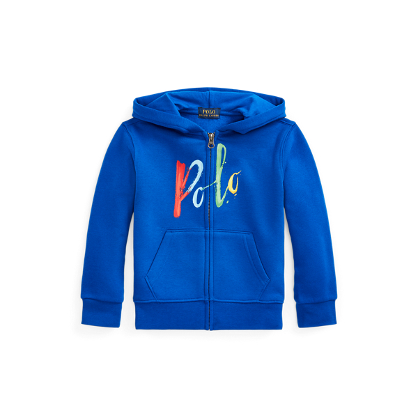 Polo fleece full zip hoodie sale