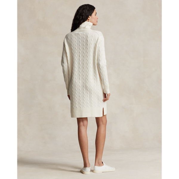 Pulloverkleid aus Wolle und Kaschmir Polo Ralph Lauren in Cream 4