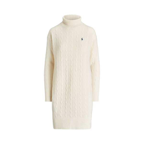 Pulloverkleid aus Wolle und Kaschmir Polo Ralph Lauren in Cream 2
