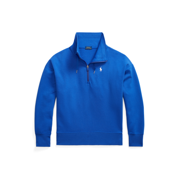 Pullover mit Viertelrei&szlig;verschluss Polo Ralph Lauren in Strahlendes Royal 2