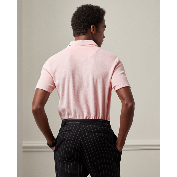 Pink Monogram Terry Polo Shirt Purple Label 5