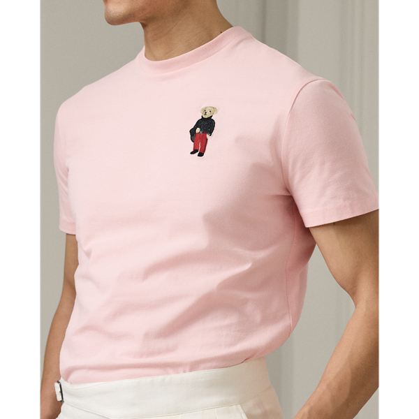Pink Lunar New Year Polo Bear T-Shirt Purple Label 6
