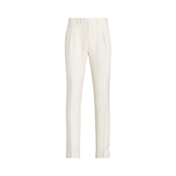 Pantaloni in seta e lino con coulisse Purple Label in 1