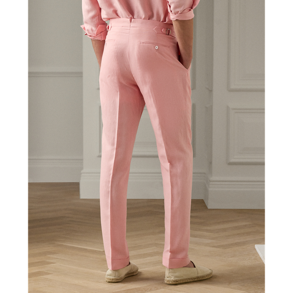 Gregory Hand-Tailored Silk-Linen Trouser