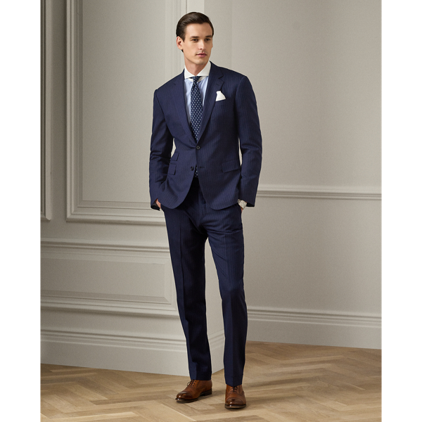 Kent Hand-Tailored Pinstripe Suit