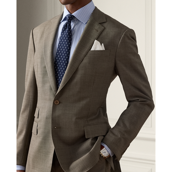Kent Hand-Tailored Sharkskin Suit