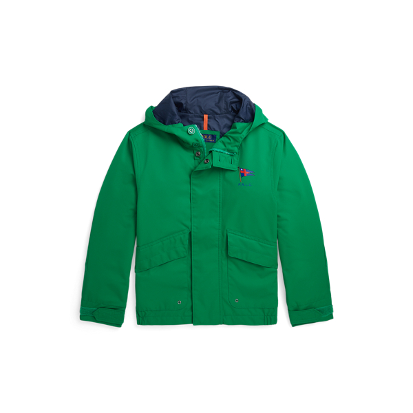 Nautical-Flag Hooded Jacket Boys 6-14 Years 1