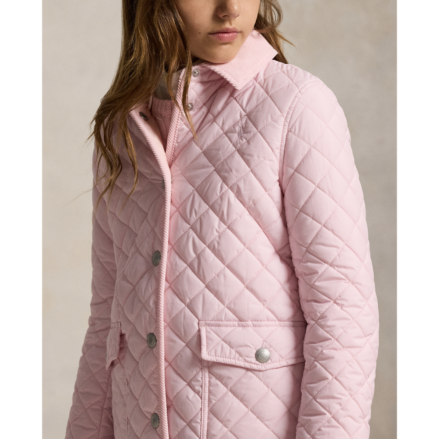 Куртка Ralph Lauren Quilted Barn, цвет: Розовый — фото 4