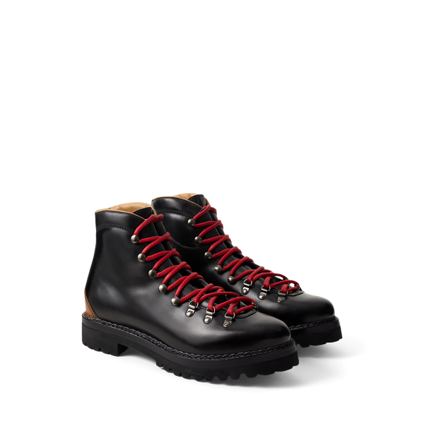 Black Darrow Calfskin Boot Purple Label 3