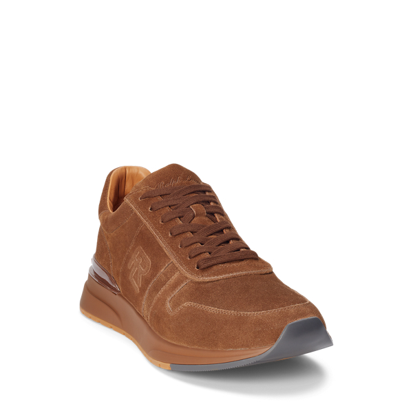 Sneaker Ethan aus Kalbswildleder Purple Label in Kastanie 2