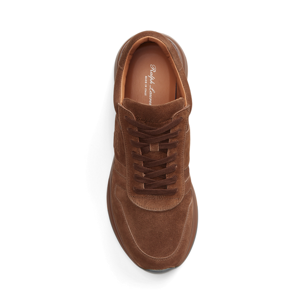 Sneaker Ethan aus Kalbswildleder Purple Label in Kastanie 4