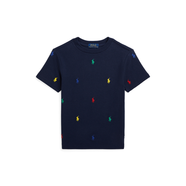 Polo Pony Cotton Mesh Tee