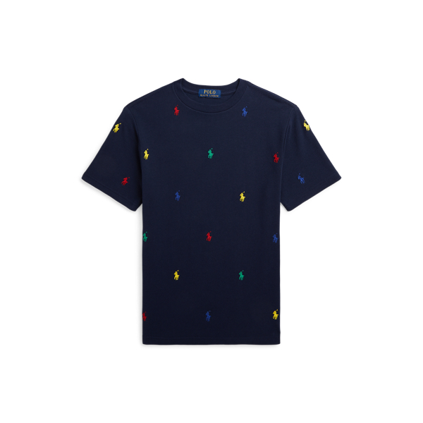 Polo Pony Cotton Mesh Tee