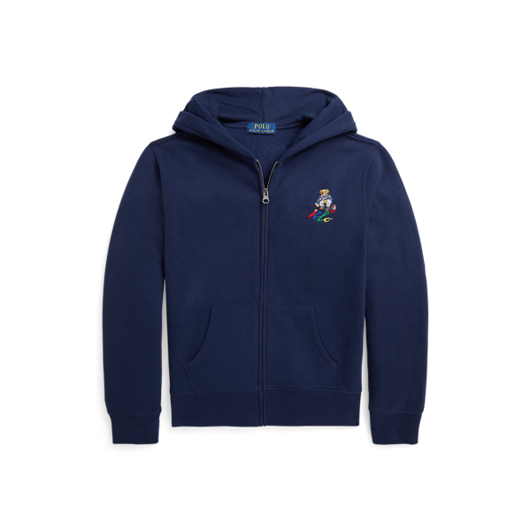 Polo Bear Fleece Full Zip Hoodie for Boys Ralph Lauren PA