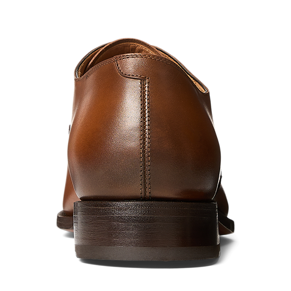 Denver Burnished Calfskin Cap-Toe Shoe