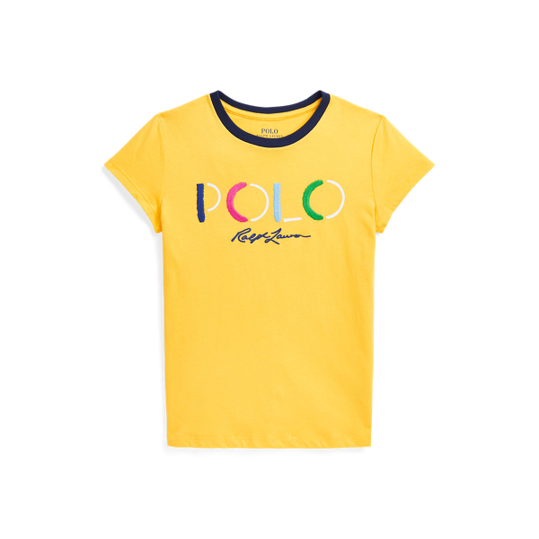 Logo Cotton Jersey T-Shirt Girls 7-14 Years 1