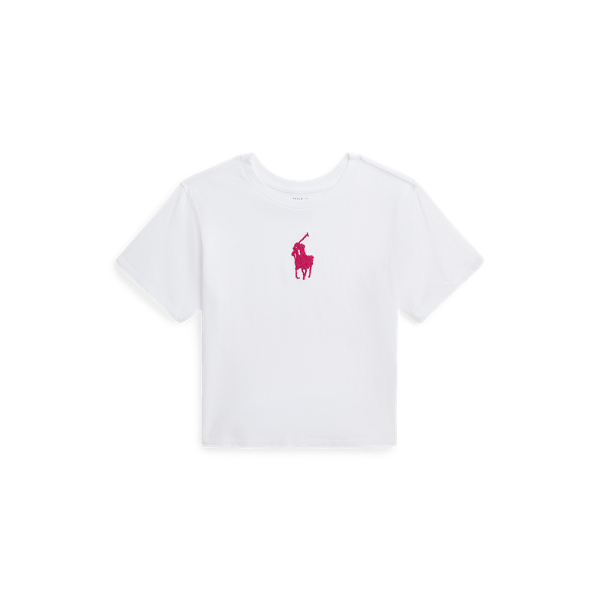Baumwolljersey-T-Shirt mit Big Pony