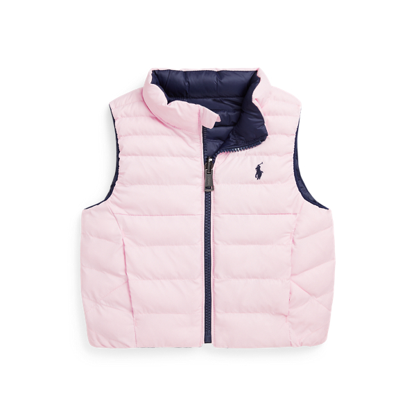 Reversible Water Repellent Quilted Gilet for Baby Boy Ralph Lauren UK