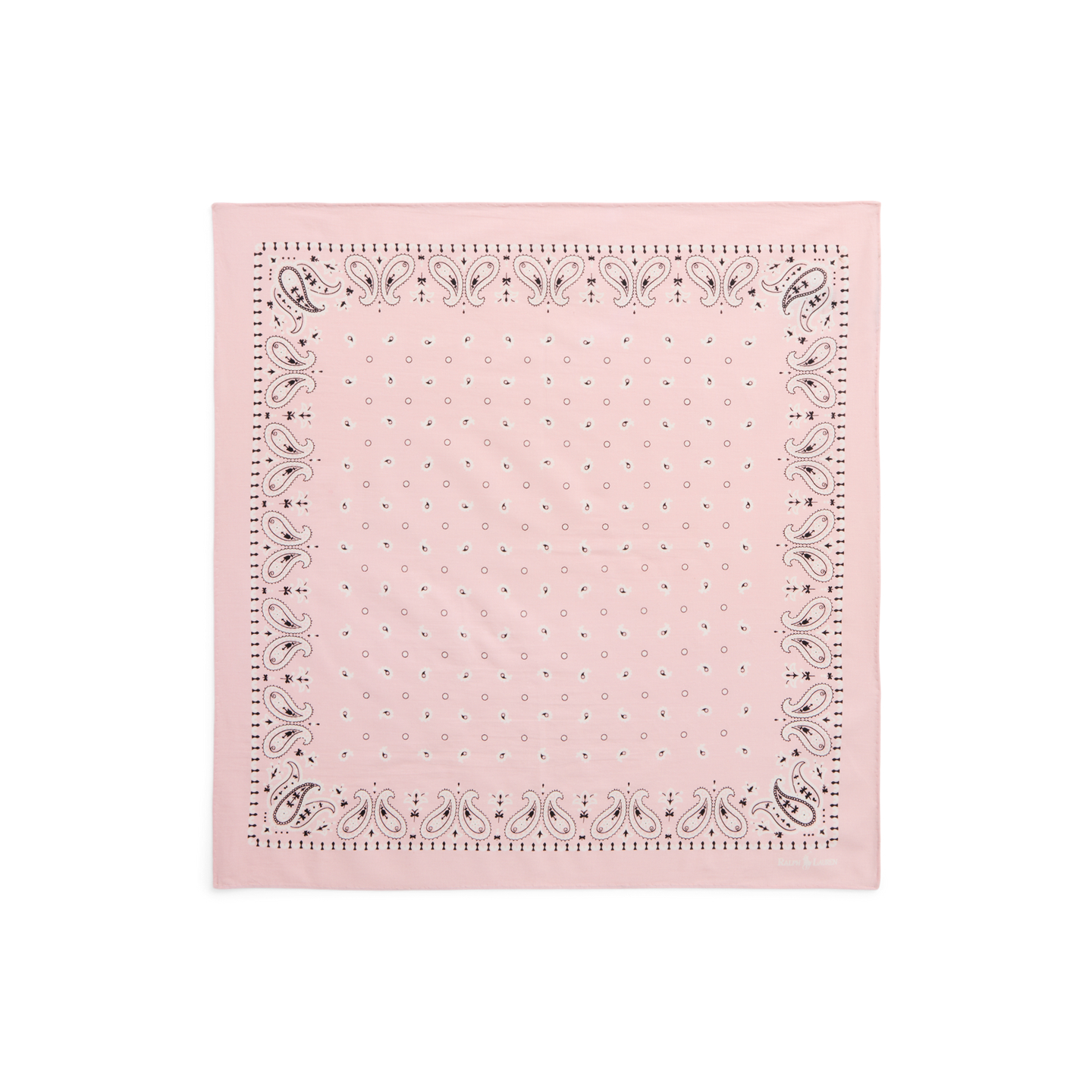 Женские перчатки Ralph Lauren Paisley Cotton Bandanna, цвет: Розовый — фото 2