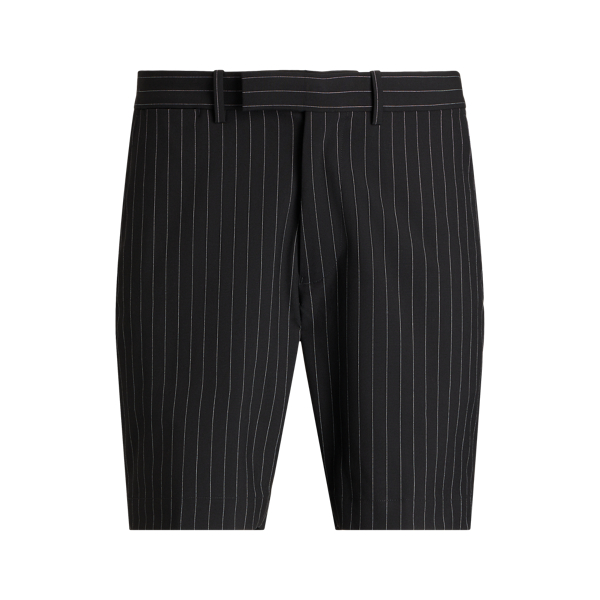 Tailored fit chino short met krijtstreep RLX in 1