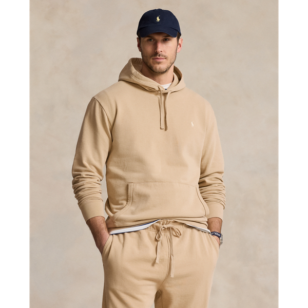 Coastal Beige Loopback Fleece Hoodie Big & Tall for fall 1