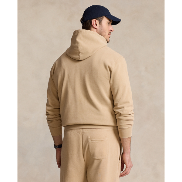 Coastal Beige Loopback Fleece Hoodie Big & Tall for fall 5