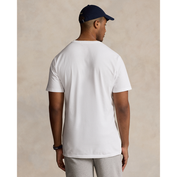 White Logo Jersey T-Shirt Big & Tall 5