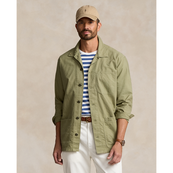 Sage Green Garment-Dyed Oxford Shirt Big & Tall 1