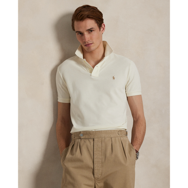 Ralph lauren slim fit mesh polo shirt best sale