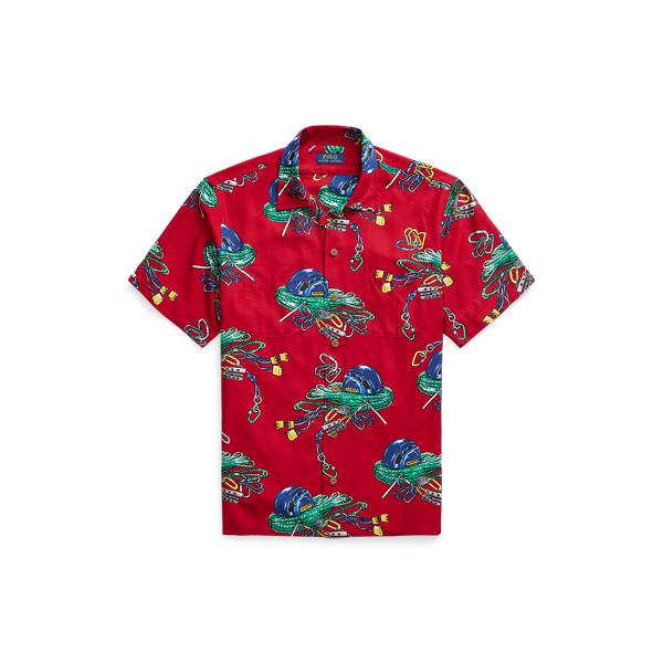 Classic Fit Climbing-Print Camp Shirt Polo Ralph Lauren 1