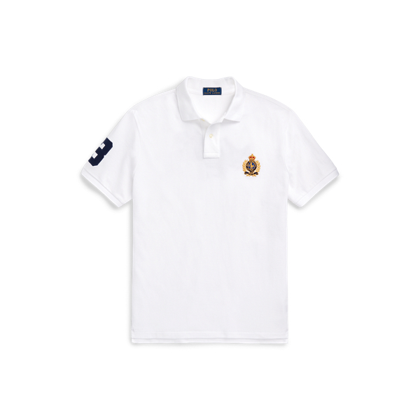 Custom Slim Triple-Pony Mesh Polo Shirt Polo Ralph Lauren 1