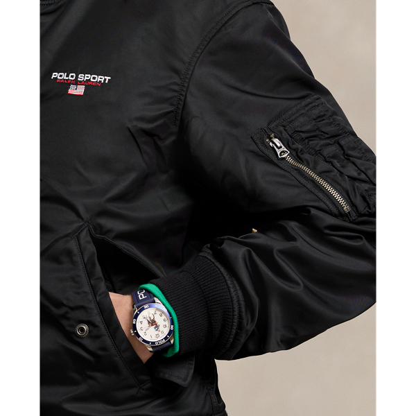Polo Ralph Lauren 폴로 스포츠 발수 보머 재킷 폴로 블랙 10