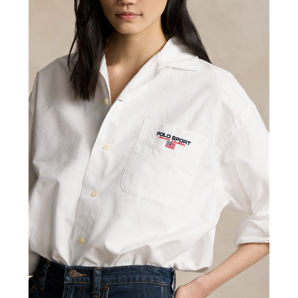 Big Fit Polo Sport Oxford Camp Shirt