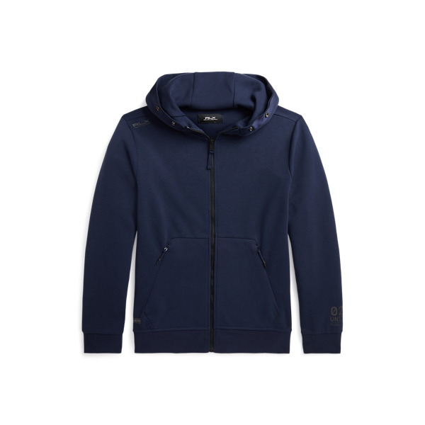 Sweat &agrave; capuche en maille double RLX en 1