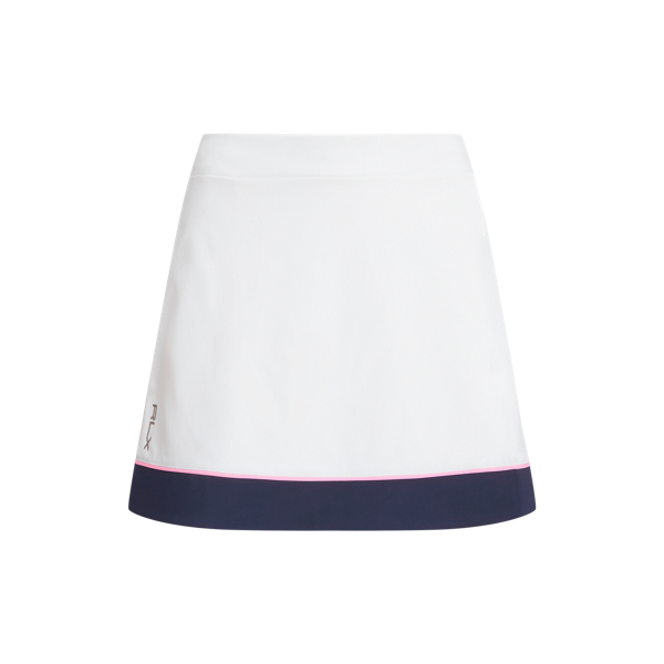 43.2 cm Faux-Wrap A-Line Skort