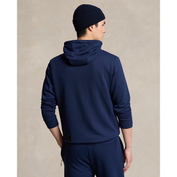 Refined Navy Fleece Half-Zip Hoodie RLX for fall 5