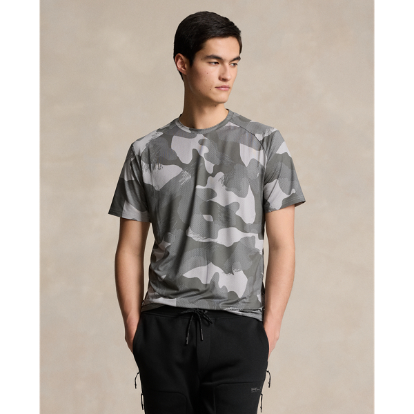 Peak Grey Camo Camo Performance Jersey T-Shirt RLX 1