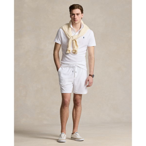 Ralph lauren mens white shorts on sale