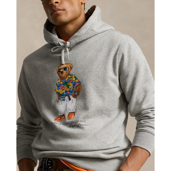 ★★POLO RALPH LAUREN★★ Polo Bear Fleece HoodieGray MNPOKN Polo Ralph Lauren Polo Bear-motif Hoodie | Grey | FARFETCH JO