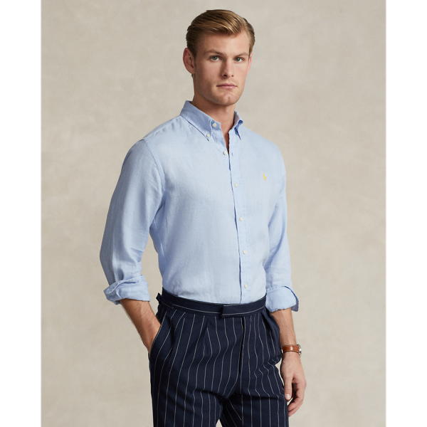 Ralph lauren linen shirts on sale