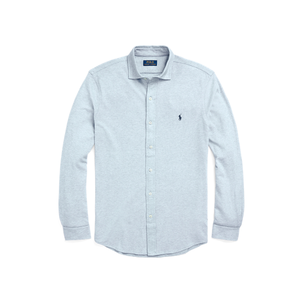 Chemise en piqu&eacute; &agrave; texture jacquard