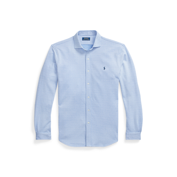 Herringbone Jacquard-Knit Shirt Polo Ralph Lauren 1