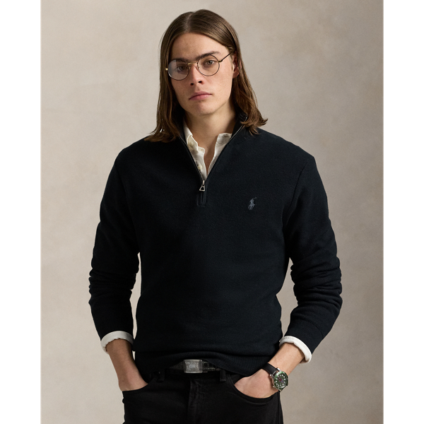 Ralph lauren zip neck best sale