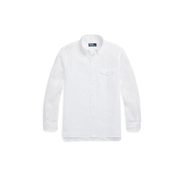 Camisa de lino Classic Fit te&ntilde;ida Polo Ralph Lauren en 1