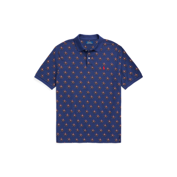 Camisa Polo malha equestre Custom Slim Polo Ralph Lauren em 1
