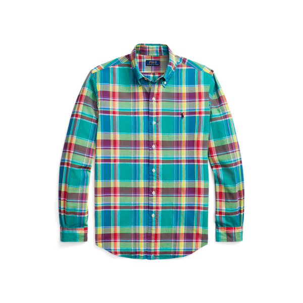 Custom-Fit Hemd mit Karomuster